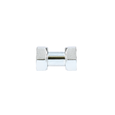 RACCORD DBLE ECROU FOU CHROME 1/2