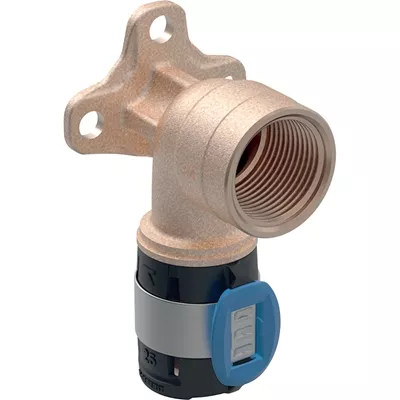 APPLIQUE 90° GEBERIT FLOWFIT D=16MM, RP=1/2''