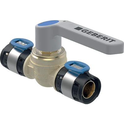 ROBINET À BOISSEAU SPHERIQUE LEVIER GEBERIT FLOWFIT D=16MM