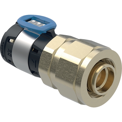 RACCORD GEBERIT FLOWFIT AVEC RACCORD À VISSER SUR TUBES PEXD=16MM, D1=16MM
