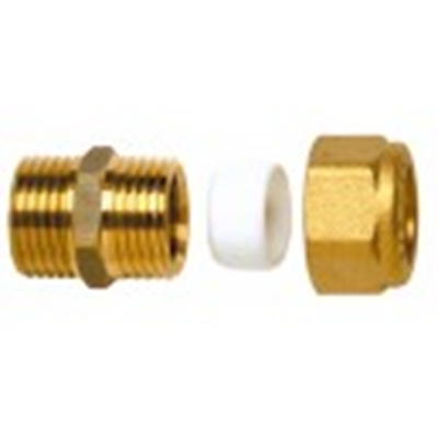 RACCORD BICÔNIQUE - BAGUE PTFE MÂLE