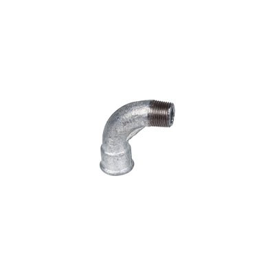 COUDE GRAND RAYON FONTE 90° FF 1 GALVANISÉ