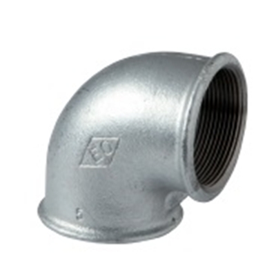 G 90 80X90 COUDE FONTE 90° PR FF GALVA