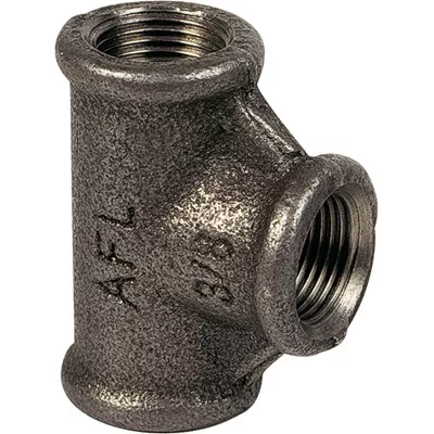 TÉ FONTE MALLÉABLE FFF 130 NOIR