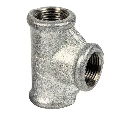 TÉ FONTE MALLÉABLE FFF 130 GALVA