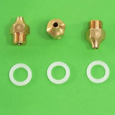 COQUE 3 GICLEUR N°4 + RONDELLE NYLON S4