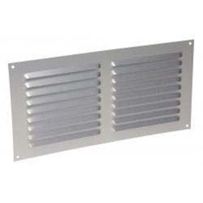 GRILLE VENTILATION ALU A VISSER 15X30 ANODISE GRIS HORIZONTA