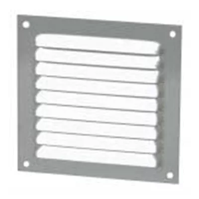 GRILLE À VISSER ANODISÉE GRISE CARRÉE