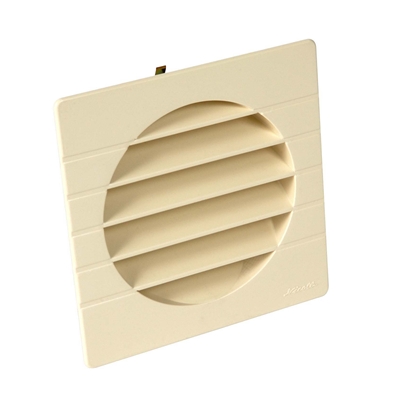 GRILLE VENTILATION EXTERIEURE SABLE TUBE Ø125 - MOUSTIQUAIRE
