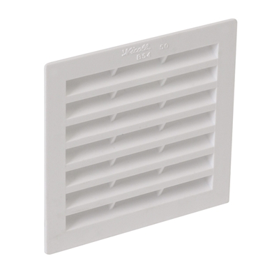 GRILLE VENTILATION EN APPLIQUE 155X155 - MOUSTIQUAIRE
