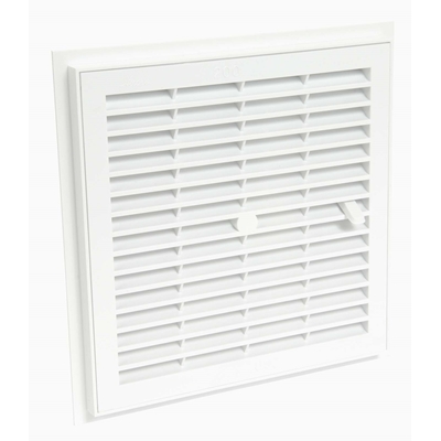 GRILLE VENTILATION A SCELLER CARREE A FERMETURE MOUSTIQUAIRE
