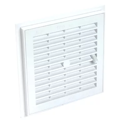 GRILLE À VISSER OU À COLLER BLANCHE À FERMETURE