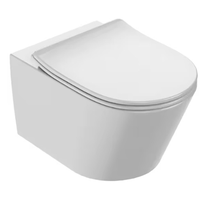 PACK WC SUSPENDU CARENE BASTILLE SANS BRIDE BLANC BRILLANT