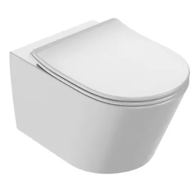 PACK WC SUSPENDU CARENE BASTILLE SANS BRIDE BLANC BRILLANT