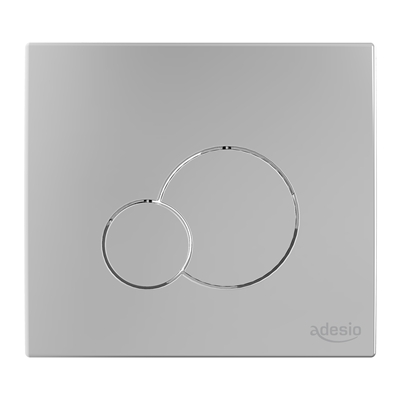 PLAQUE DE COMMANDE DOMAO CHROMEE POUR BATI SUPPORT