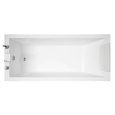 BAIGNOIRE CALOS PRO 160X70CM BLANCHE AVEC PIEDS REGLABLES