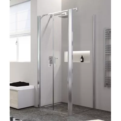 PAROI FIXE NON CADRÉE VERRE CLAIR PROFILÉS SILVER