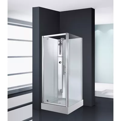 CABINE CARAT PORTE PIVOTANTE RÉVERSIBLE AVEC PAROI FIXE
