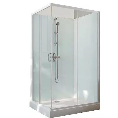 CABINE IZIGLASS COULISSANTE ANGLE VERRE TRANSPARENT