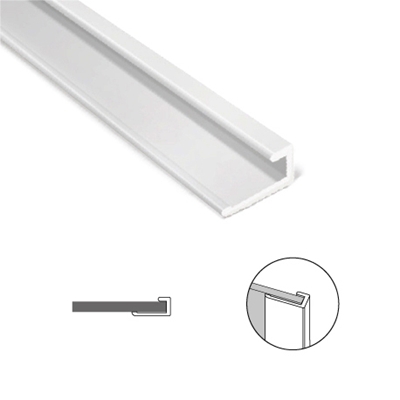 PROFILE DE FINITION DOMAO BLANC SATINE 2500MM
