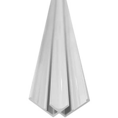 PROFILE D'ANGLE INTERIEUR  BLANC POUR VIPANEL H2.55M