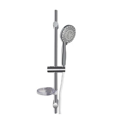 ENSEMBLE BARRE DOMAO 200 RÉNOV.70CM Ø22MM,5JETSØ12CM AC,FLEX.PVC,P-SAV,CHROMÉ