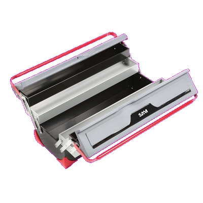 CAISSE A OUTIL TOLE BIMATIERE 5 CASES SAM BOX1Z