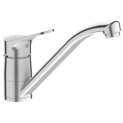 BRIVE MITIGEUR ÉVIER BEC PROFILÉ ORIENTABLE CARTOUCHE C3