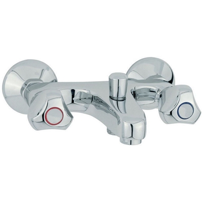 MELANGEUR BAIN DOUCHE MURAL CHROME FLORA KISS