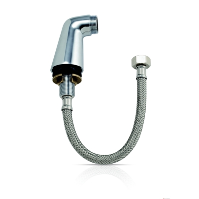 PAIRE COLONNETTE LUXE - M 3/4 ARRIVÉE FLEXIBLE F1/2 500MM