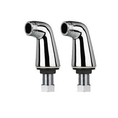 PAIRE DE COLONNETTE LUXE-M 1/2XM 3/4 CHROME
