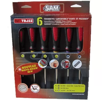 COMPOSITION DE 6 TOURNEVIS