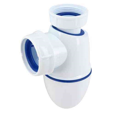 SIPHON LAVABO À ÉCROU 33X42 EASYPHON À JOINTS INTÉGRÉS