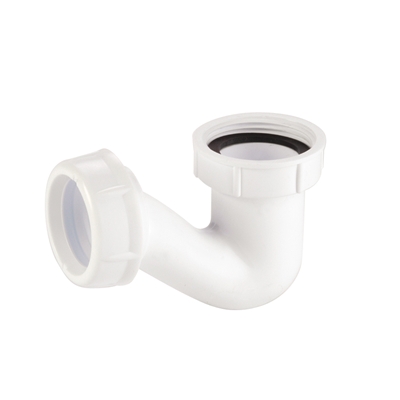 SIPHON BIDET À ÉCROU 33X42 SORTIE Ø 32MM FORME P