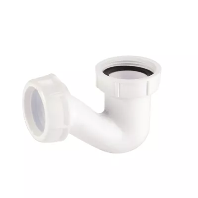 SIPHON BIDET À ÉCROU 33X42 SORTIE Ø 32MM FORME P