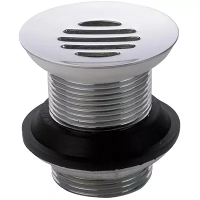 CLAPET À ÉCOULEMENT LIBRE LAITON CHROMÉ HAUTEUR 100MM