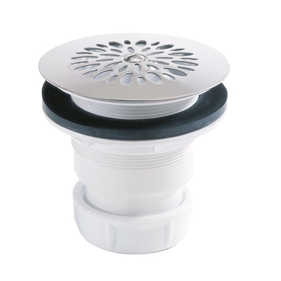 BONDE Ø60 PLASTIQUE POUR RECEVEUR GRÉS