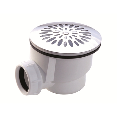 BONDE HORIZONTALE PVC DE DOUCHE  A GRILLE Ø 90  695