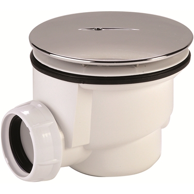 BONDE DOUCHE HORIZONTALE PVC CAPOT ABS Ø 90 690
