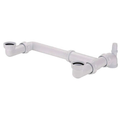 TUBULURE RACCORDEMENT PVC GAIN DE PLACE- EVIER 2 BACS