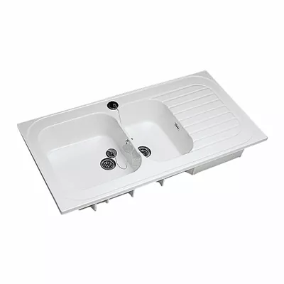 ÉVIER À POSER ROMANS 120X60CM BLANC