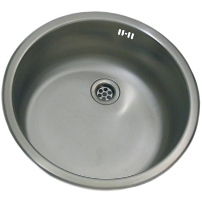 ÉVIER INOX 18/10 À ENCASTRER Ø 45CM