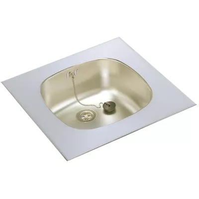 ÉVIER INOX 18/10 À ENCASTRER 47.5X47.5CM