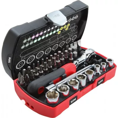 COFFRET POCKET SERRAGE-VISSAGE 40 OUTILS 73R40Z SAM