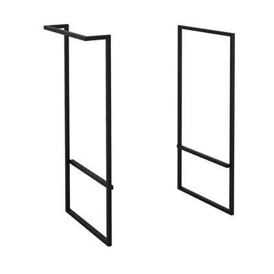 KIT INDUSTRIAL NOIR POUR MEUBLE GALSAKY