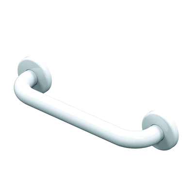BARRE D'APPUI 30CM INOX EPOXY BLANC Ø 32MM