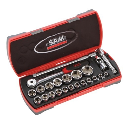 COFFRET DE DOUILLES ET ACCESSOIRES 1/2''