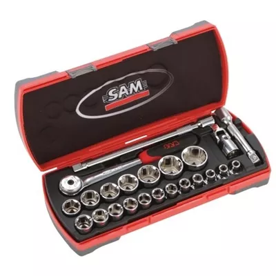 COFFRET DE DOUILLES ET ACCESSOIRES 1/2''