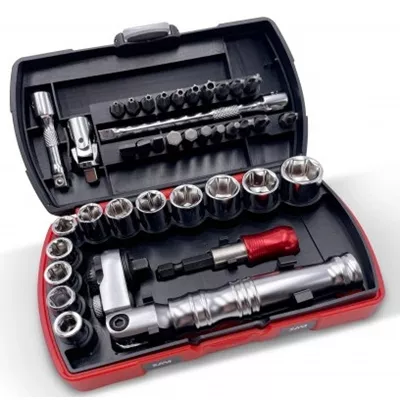 COFFRET POCKET SERRAGE-VISSAGE 1/4 38 OUTILS SAM
