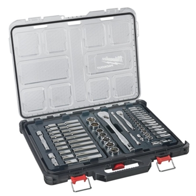 SET DOUILLES & CLIQUETS PACKOUT 1/2 & 1/4 63 PCS